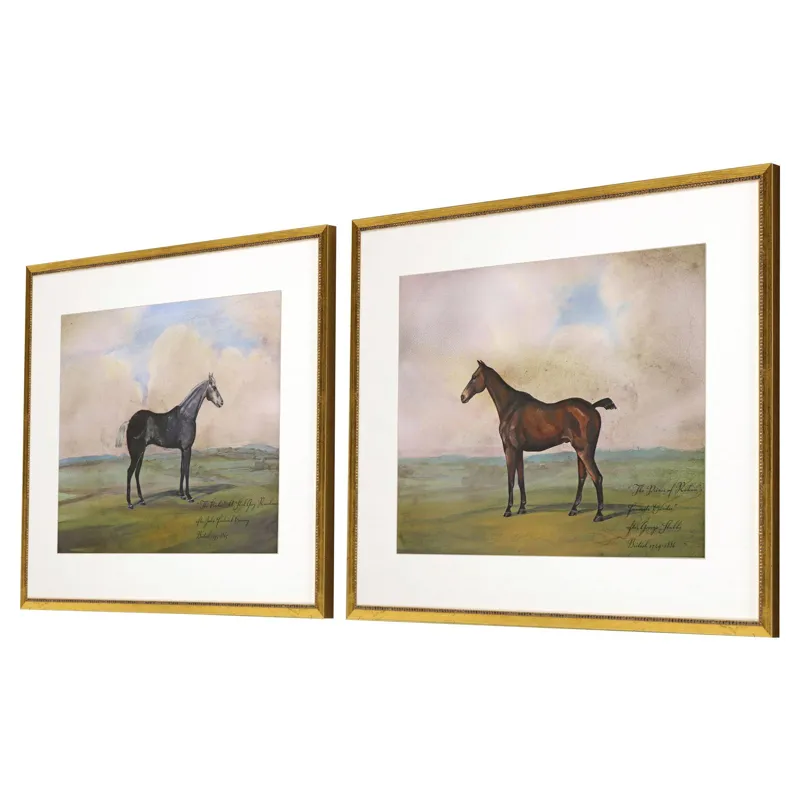 Equestrian II S/2 Framed Art