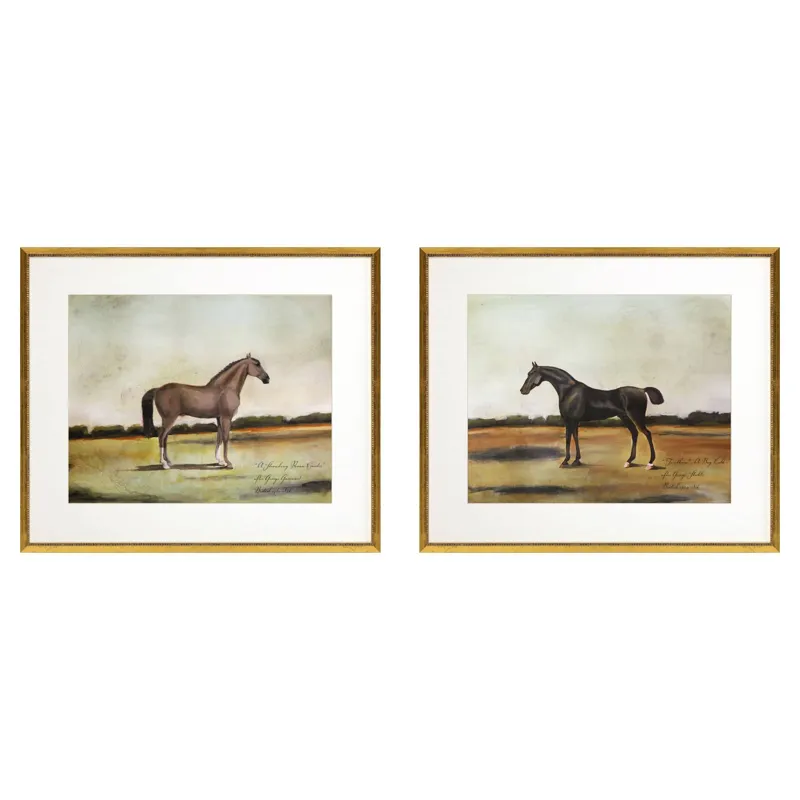 Equestrian III S/2 Framed Art