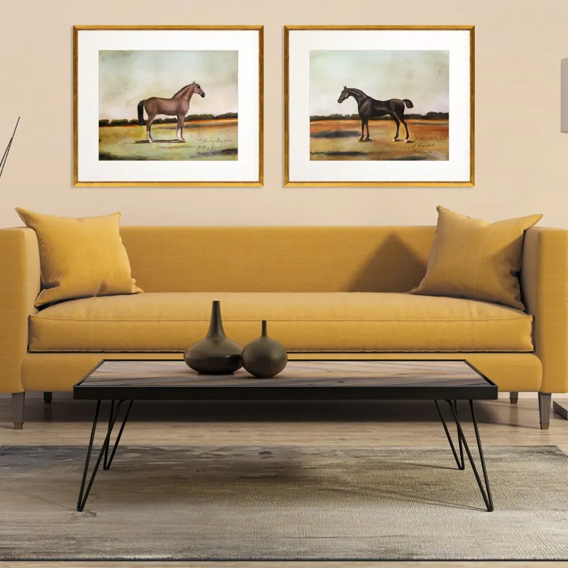 Equestrian III S/2 Framed Art