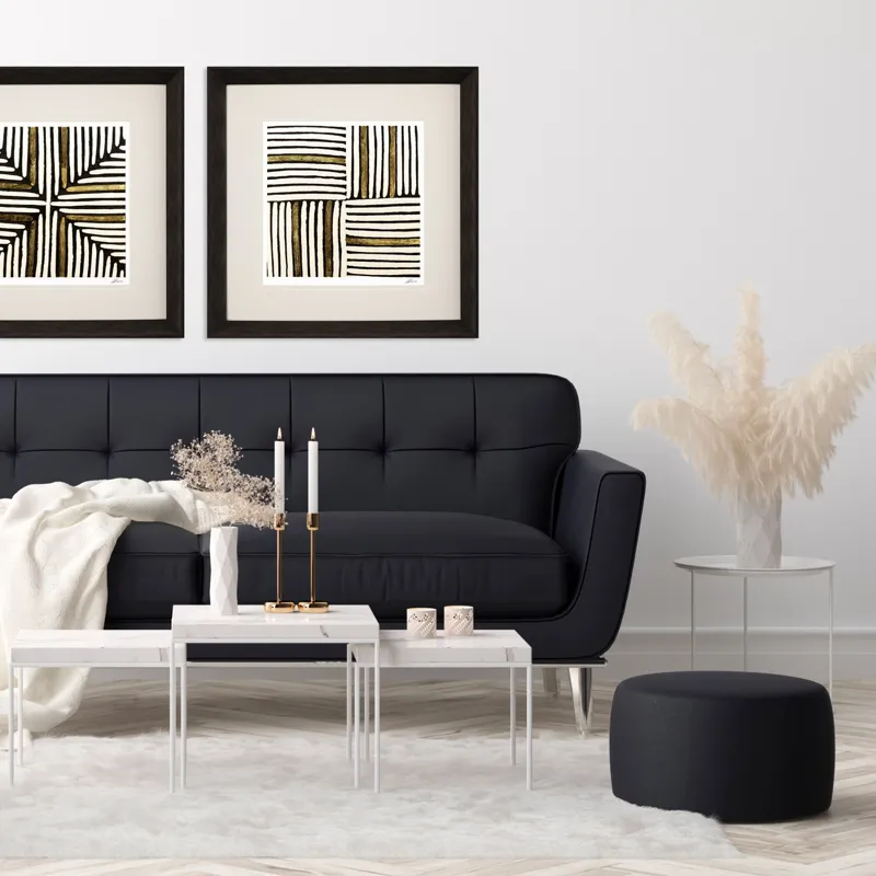 Gold Zulu II Framed Art