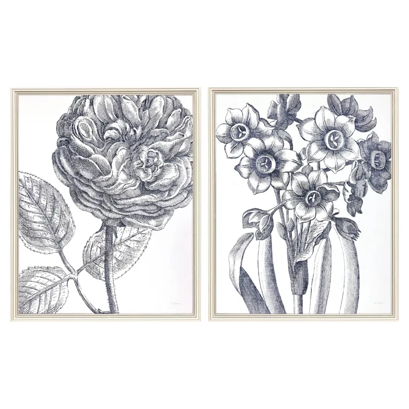 Belle Fleur I S/2 Framed Art