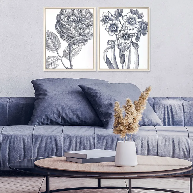 Belle Fleur I S/2 Framed Art