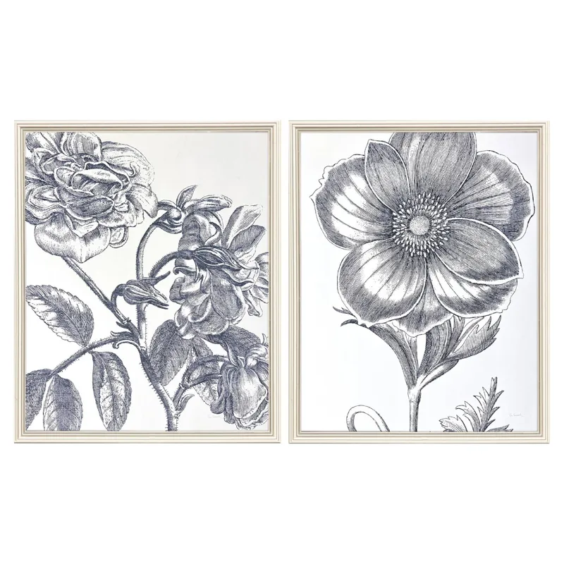 Belle Fleur II S/2 Framed Art