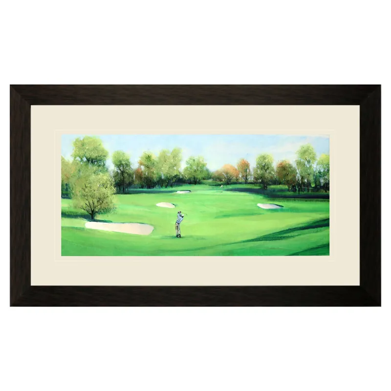 Fairway Shot II Framed Art