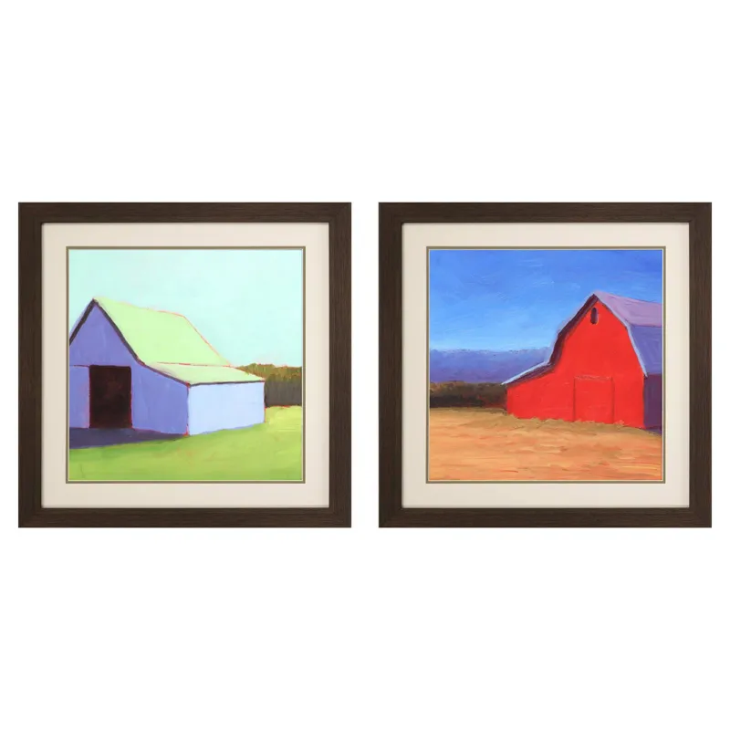 Homestead Barn I S/2 Framed Art