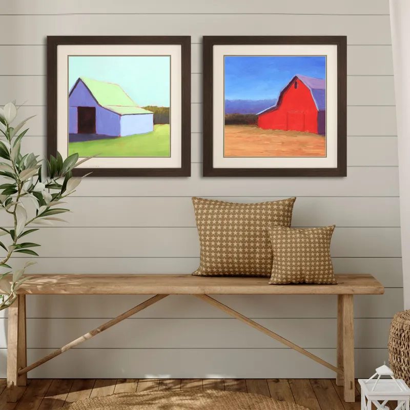 Homestead Barn I S/2 Framed Art
