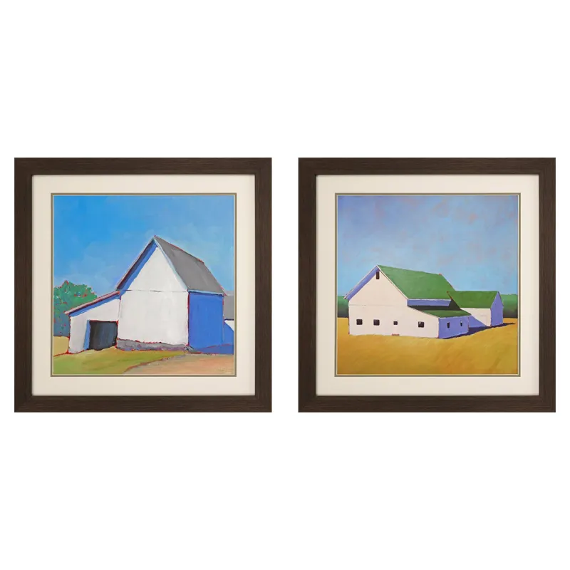 Homestead Barn II S/2 Framed Art