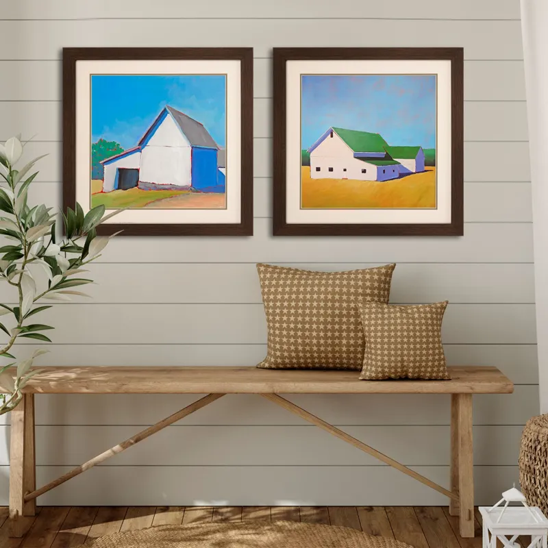 Homestead Barn II S/2 Framed Art