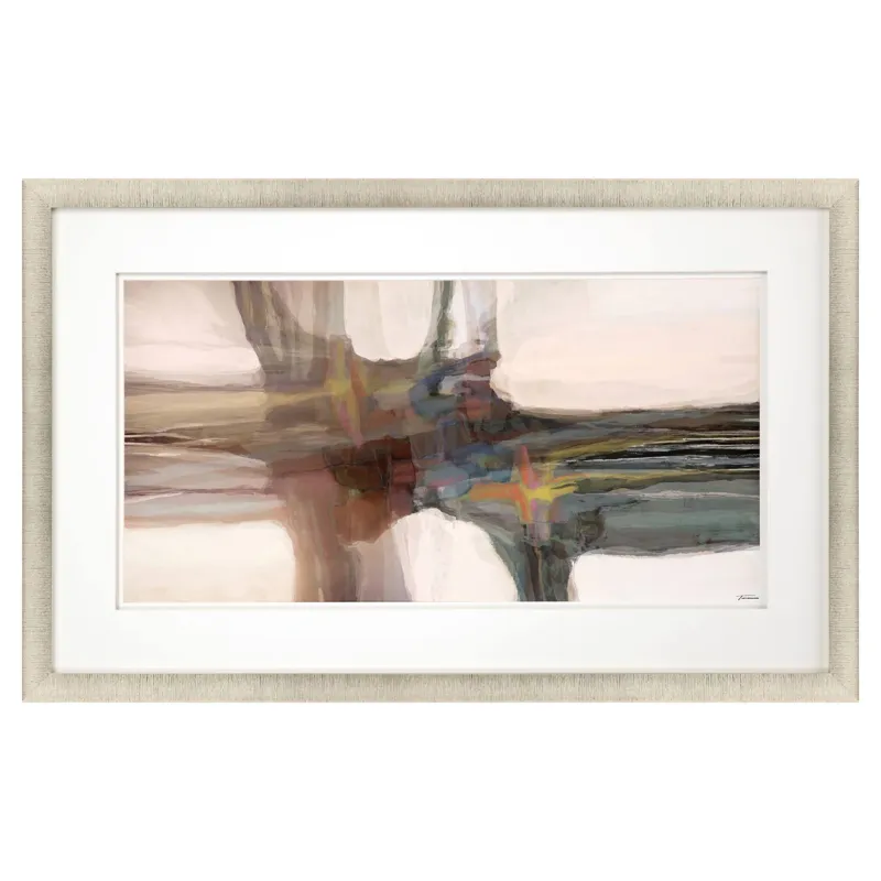 Beige Sculpture I Framed Art