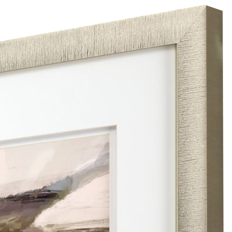 Beige Sculpture II Framed Art