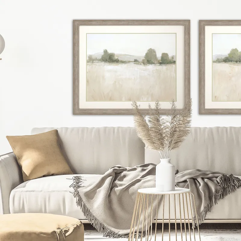 Faded Distant Trees I Framed Art