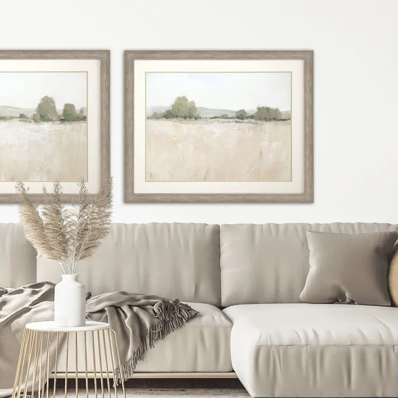 Faded Distant Trees II Framed Art