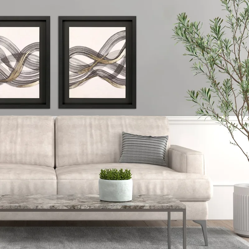 Positive Negative IV Framed Art