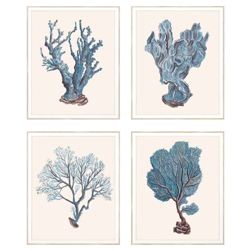 Indigo Reef S/4 Framed Art