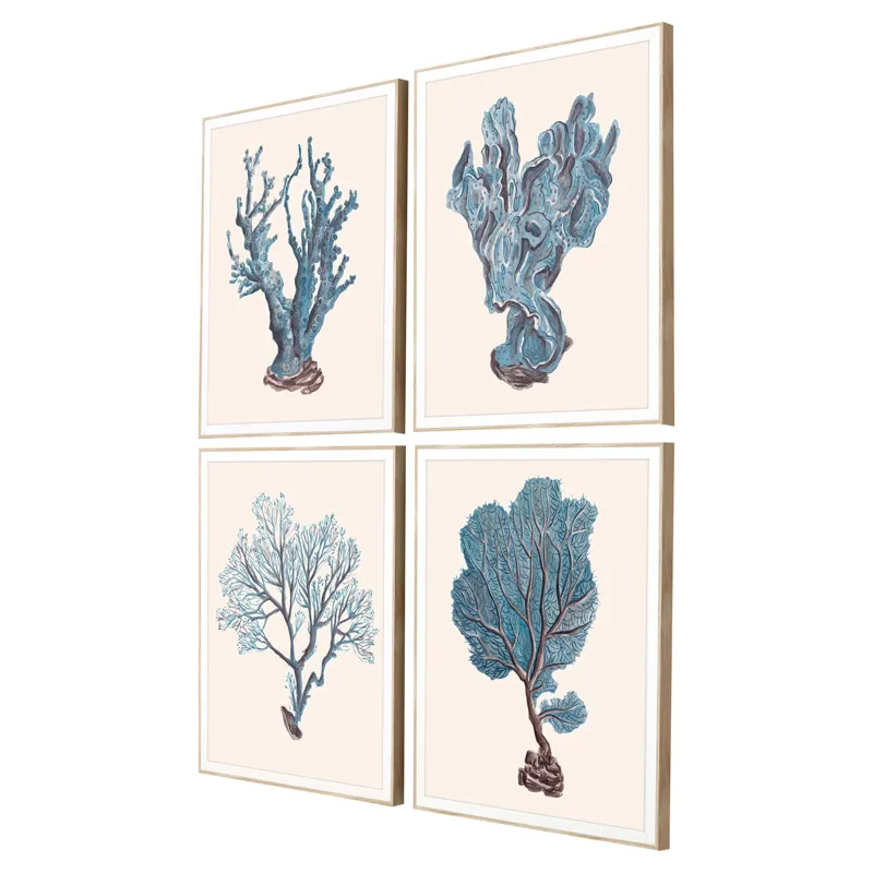 Indigo Reef S/4 Framed Art