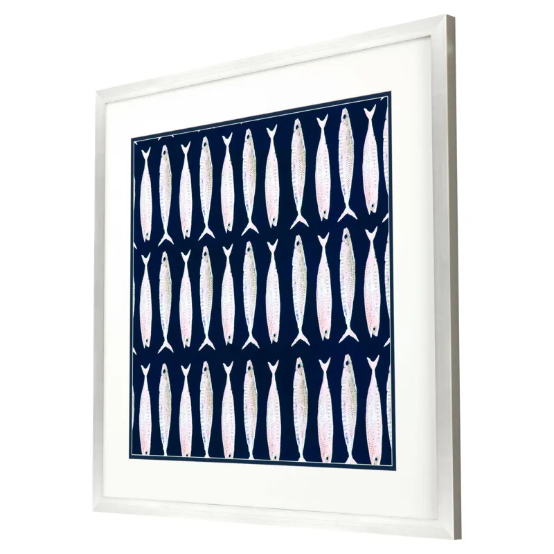 Fish Pattern I Framed Art