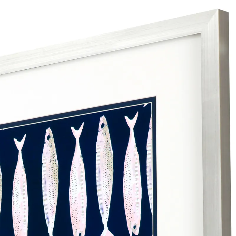 Fish Pattern I Framed Art