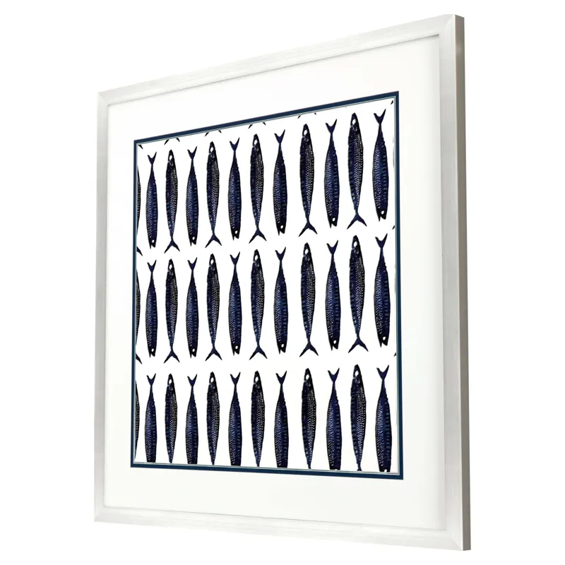 Fish Pattern II Framed Art