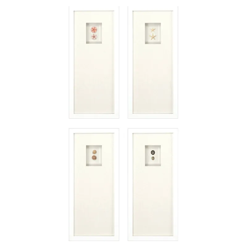 Sea Treasures S/4 Framed Art