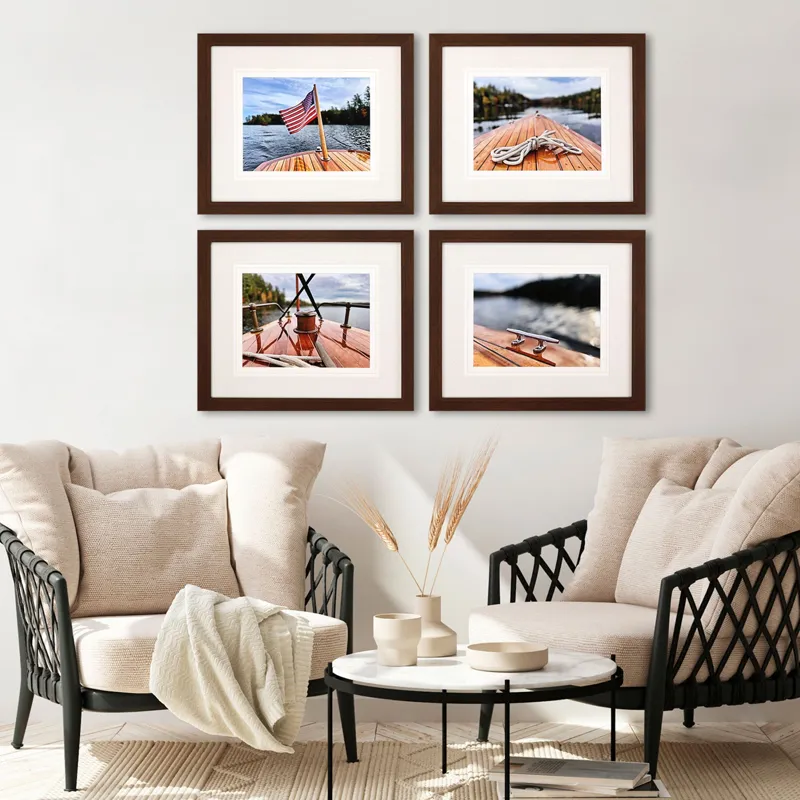 Peaceful Lake S/4 Framed Art