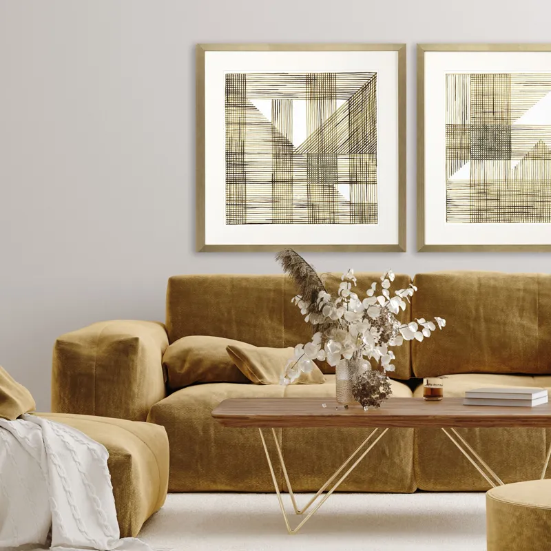 Welded Mesh I Framed Art