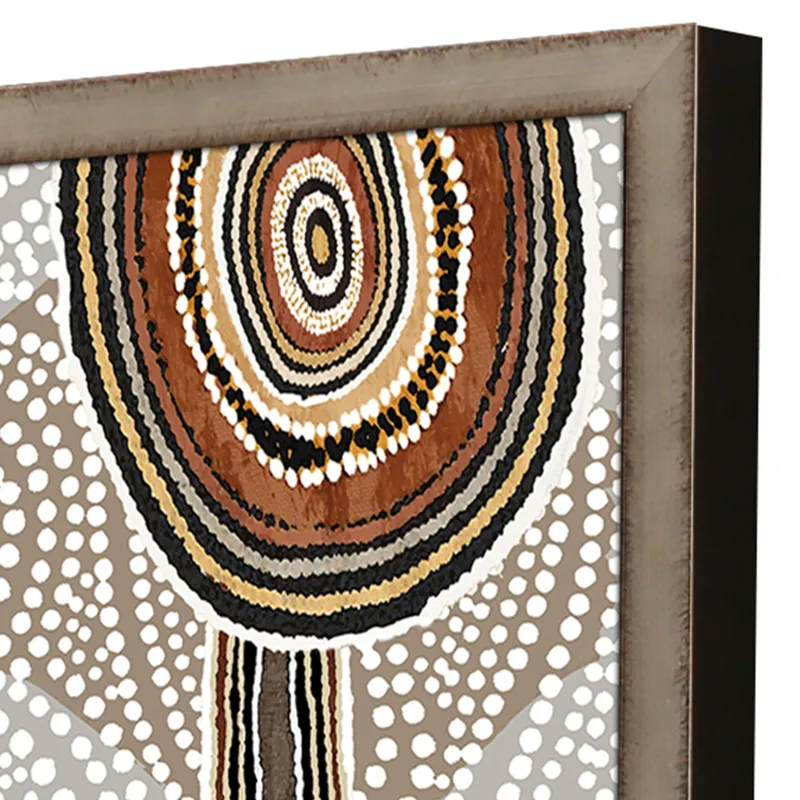 Huzi II S/3 Framed Art