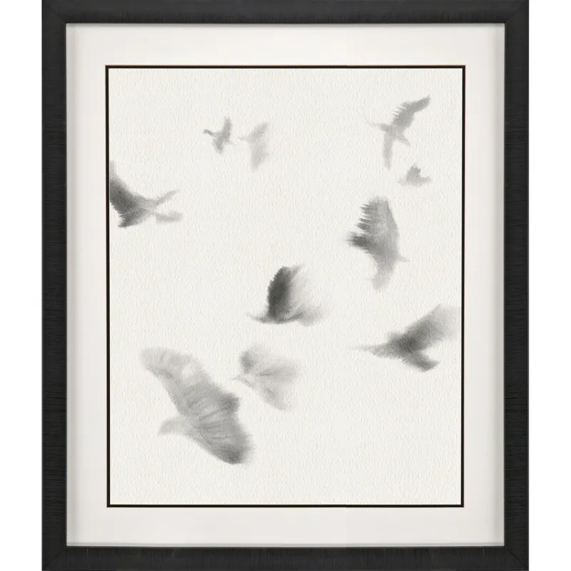 Birds in Flight - Glide Framed Art