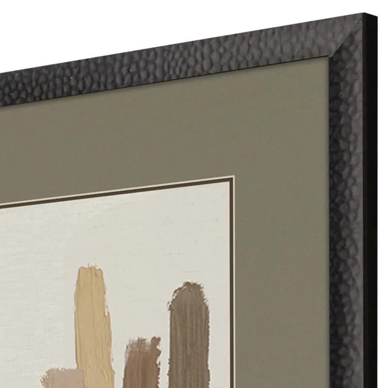 Strokes in Brown II Framed Art
