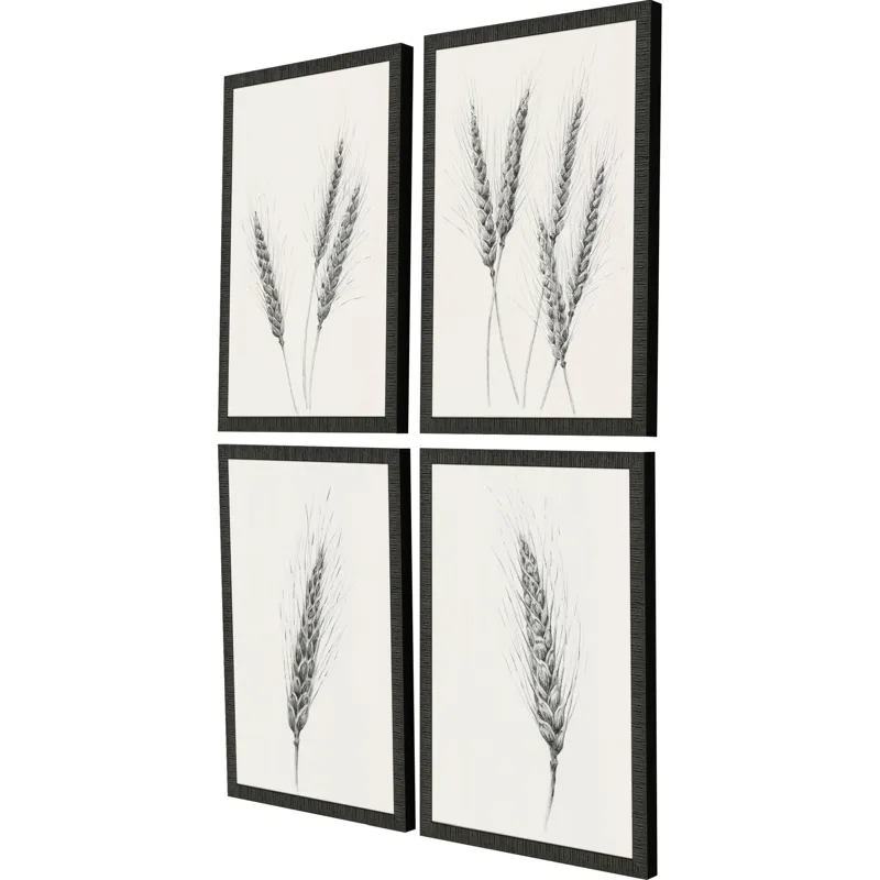 Wavering Wheat S/4 Framed Art