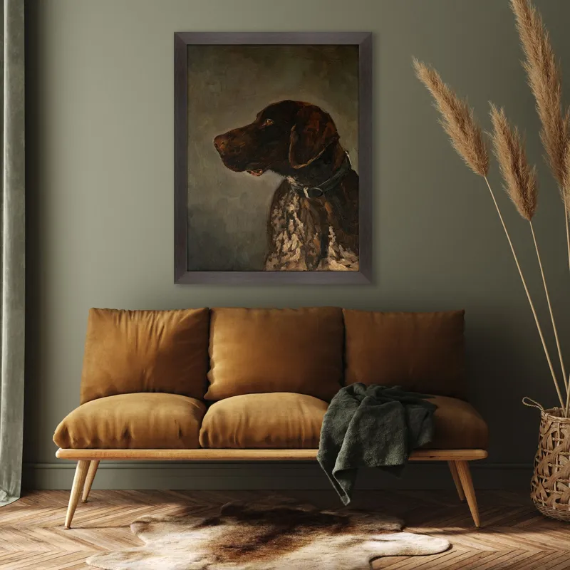 Hunting Dog Framed Art