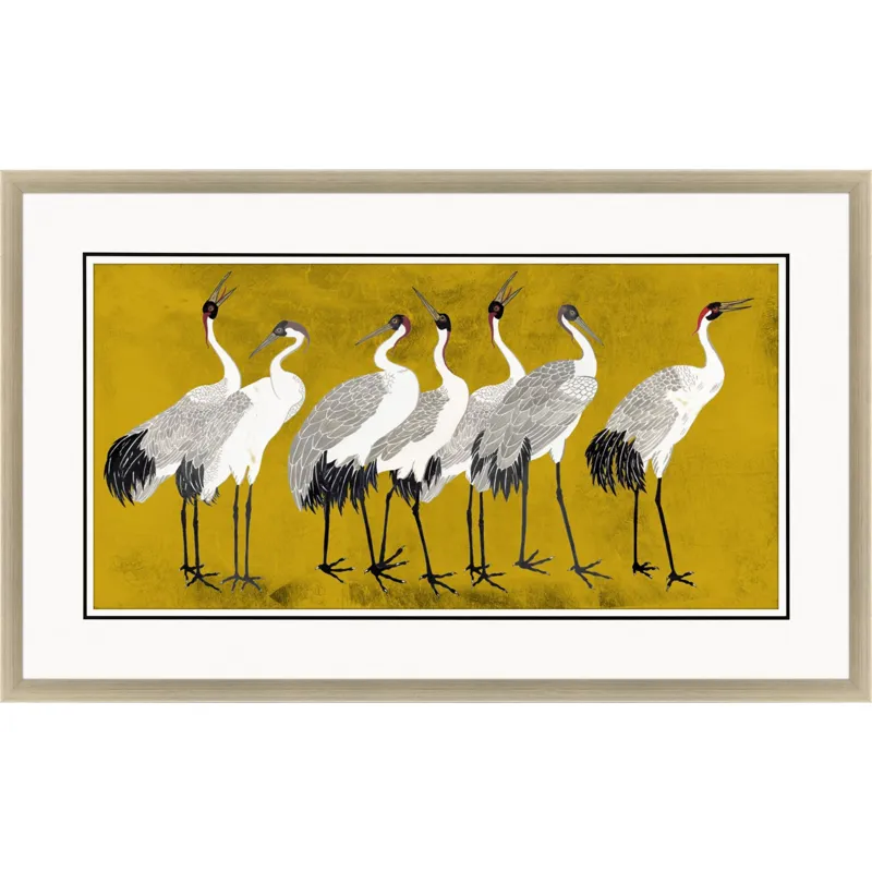 Song of the Crane II Framed Art