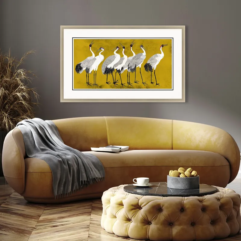 Song of the Crane II Framed Art