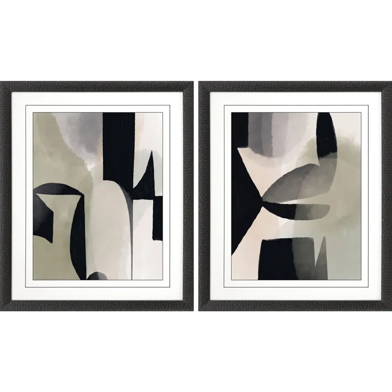 Shape Shift II S/2 Framed Art