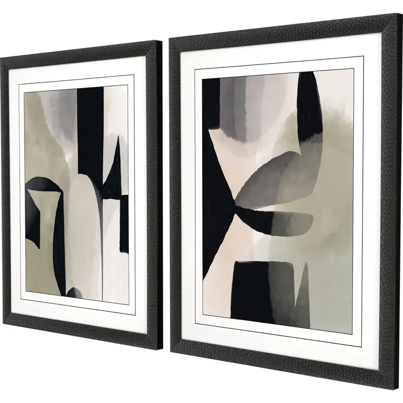 Shape Shift II S/2 Framed Art