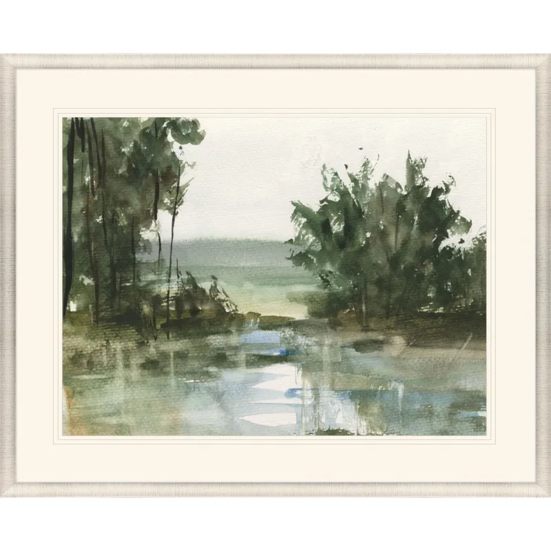 Stillwater Reflections I Framed Art