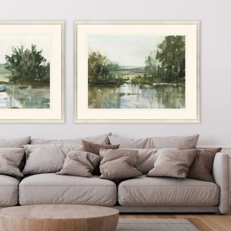 Stillwater Reflections II Framed Art