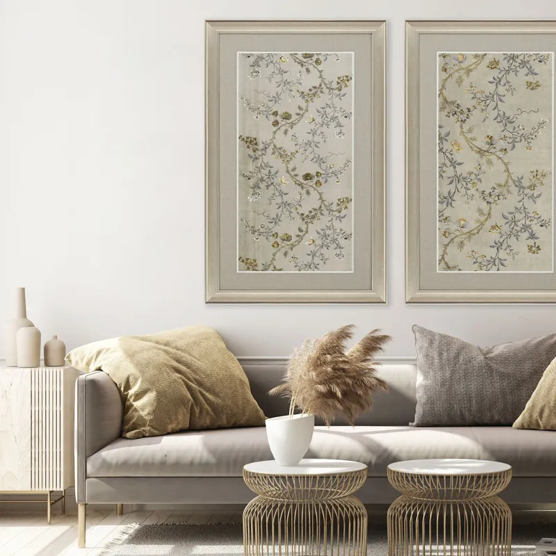 Chinoiserie Floral I Framed Art