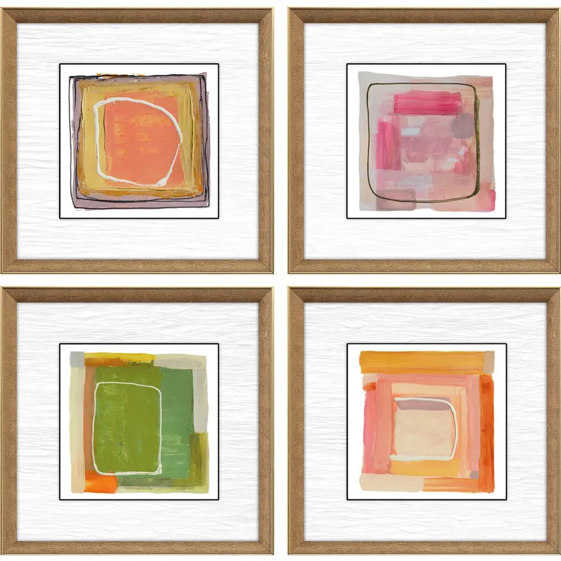 Bold Gesture S/4 Framed Art