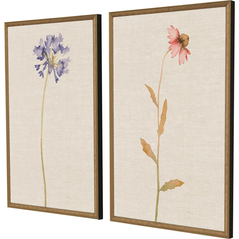 Wild Flourish I S/2 Framed Art