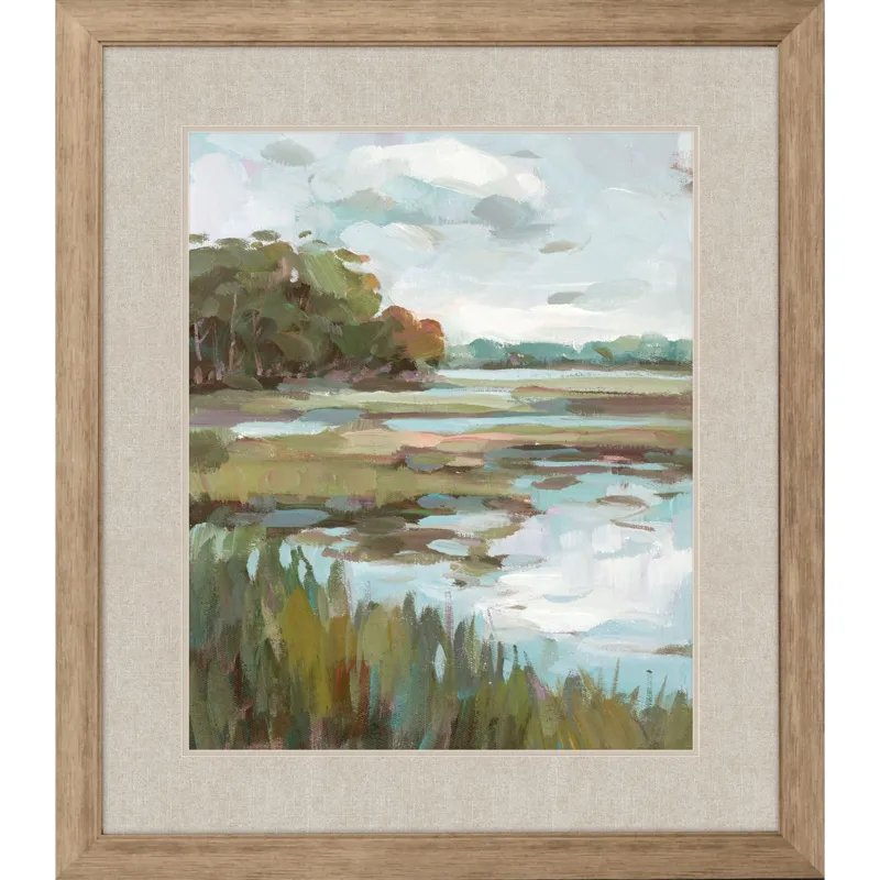 Riverside View I Framed Art