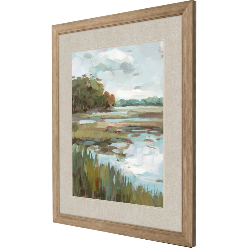 Riverside View I Framed Art