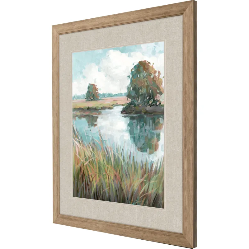 Riverside View II Framed Art