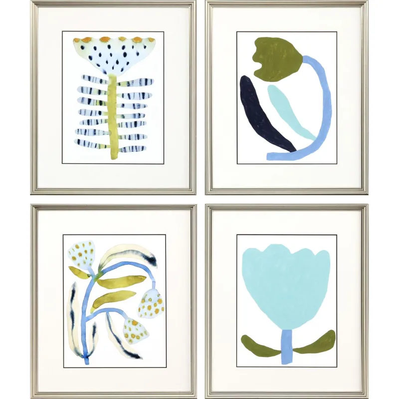 Naive Garden S/4 Framed Art