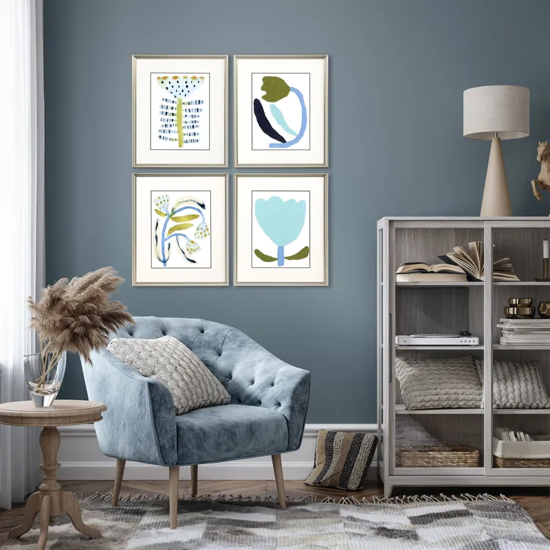 Naive Garden S/4 Framed Art