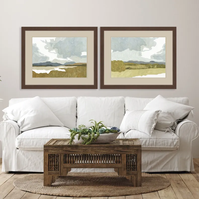 Gentle Calm S/2 Framed Art