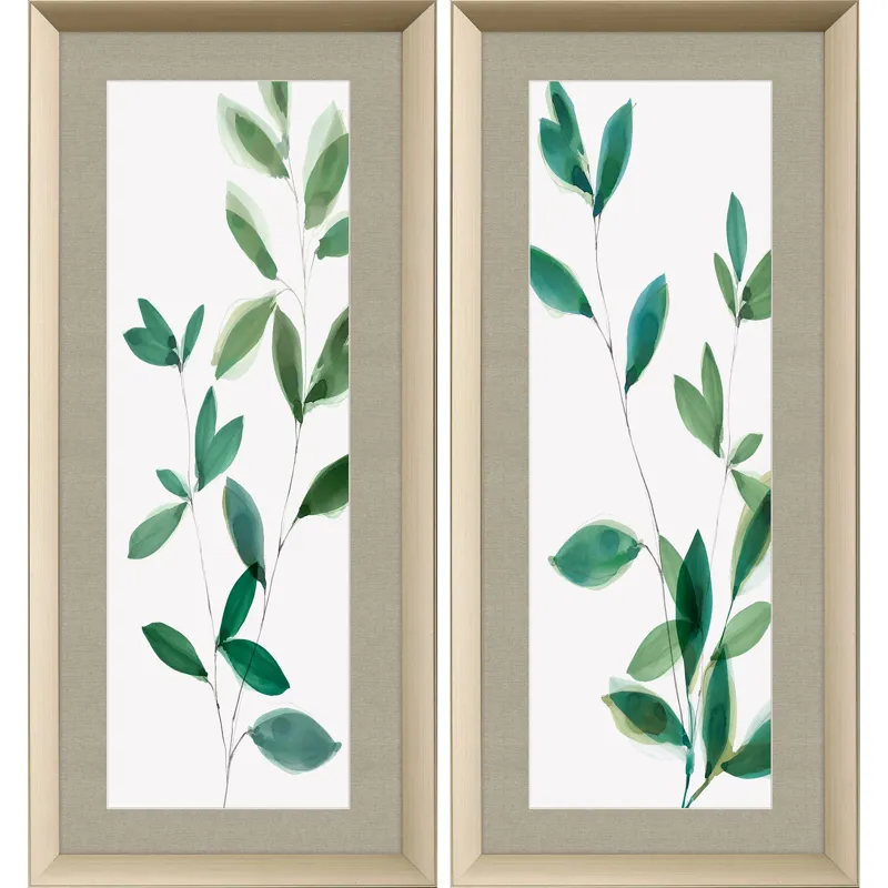 Growing Green S/2 Framed Art