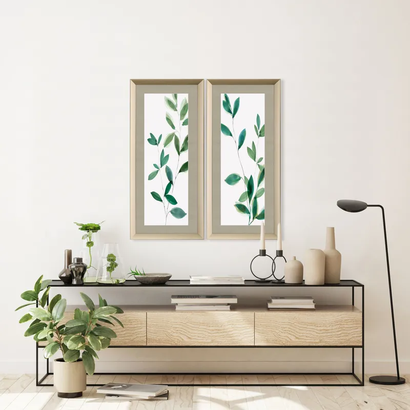 Growing Green S/2 Framed Art