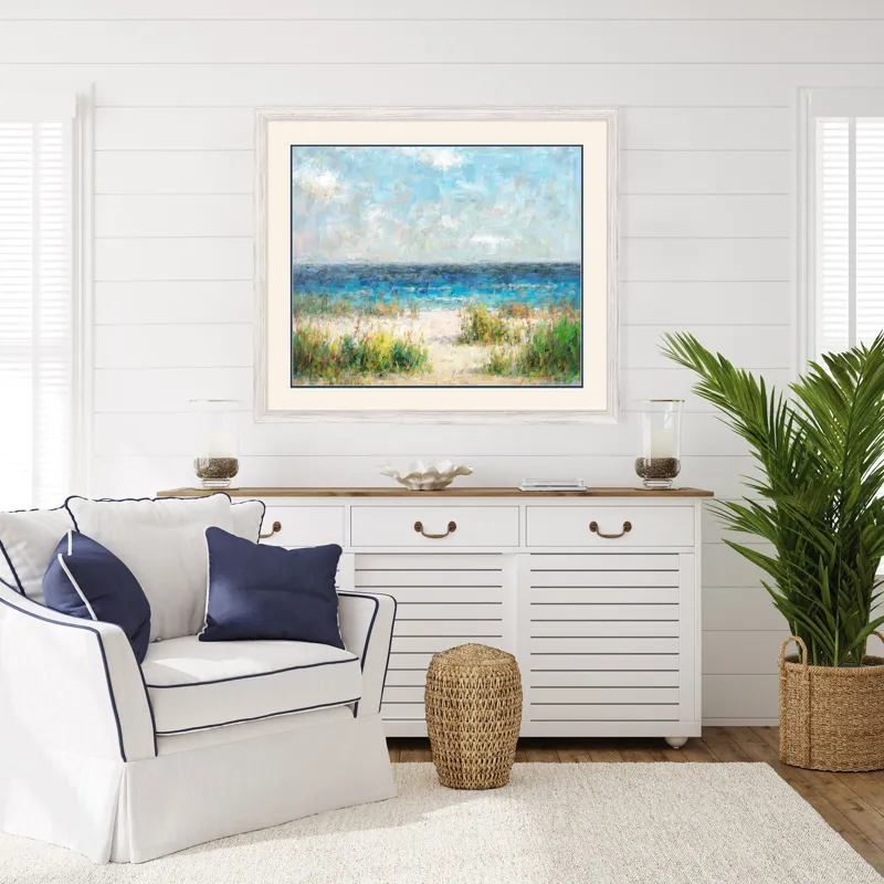 Coastal Feel II Framed Art