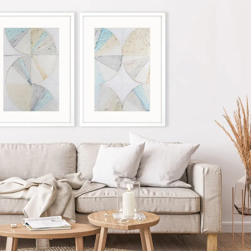 Pie Charts II Framed Art