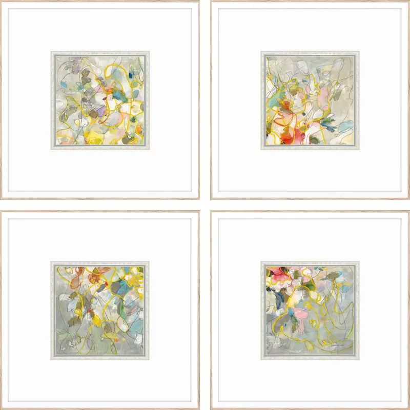 Strings of Lights S/4 Framed Art